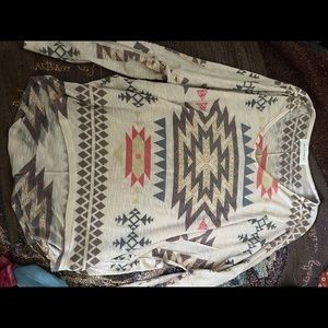 Aztec long shirt